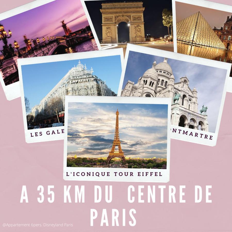 Appartement 7 Pers A Disneyland Paris 谢西 外观 照片
